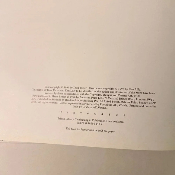 Vintage 1996 Fang The Story of a Fox Book Tessa Potter and Ken Lilly - Picture 8 of 16